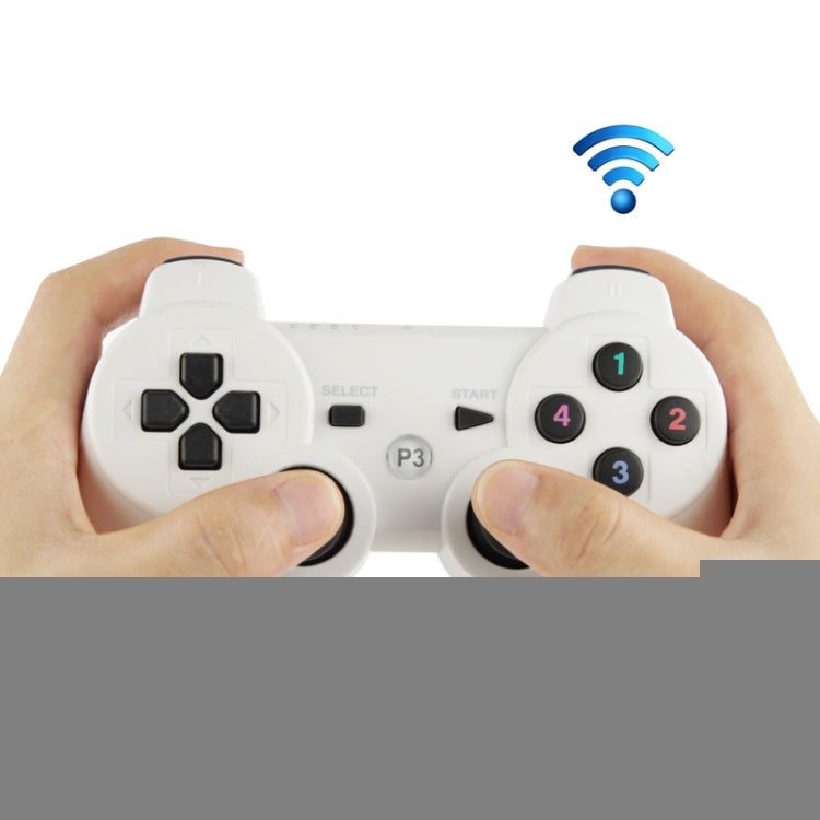 Double Shock III Wireless Controller, Manette Sans Fil Double Shock III for Sony PS3, Has Vibration Action(with logo)