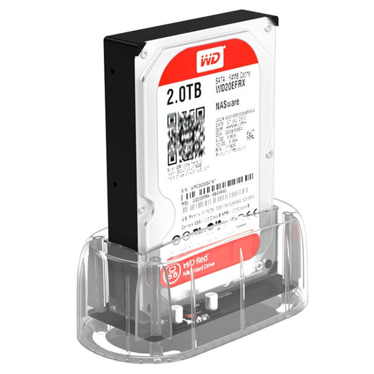 ORICO 6139C3-G2 3.5 inch Transparent USB3.1 Gen2 Type-C Hard Drive Dock