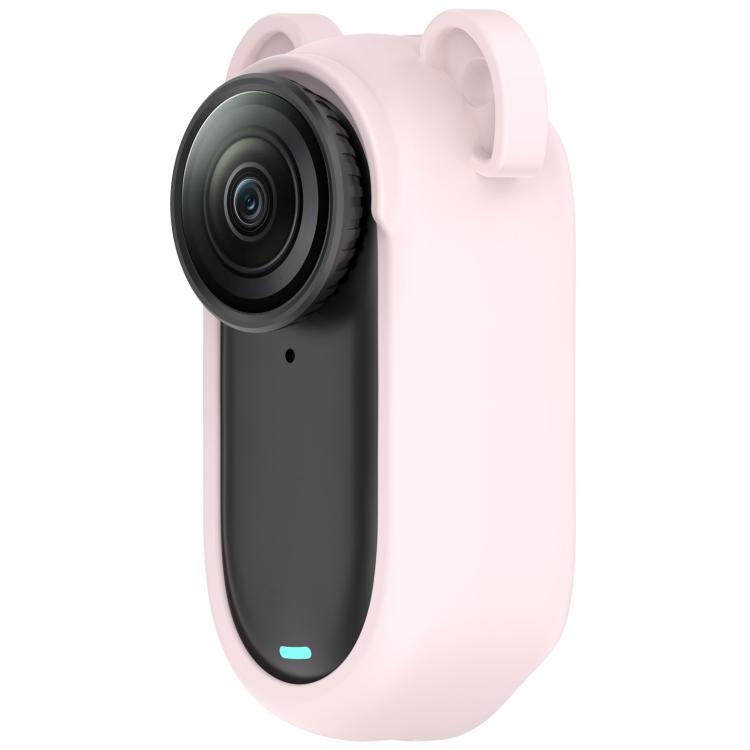 Solid Color Silicone Protective Case, For Insta 360 Go 2, For Insta 360 Go 3S / Go 3