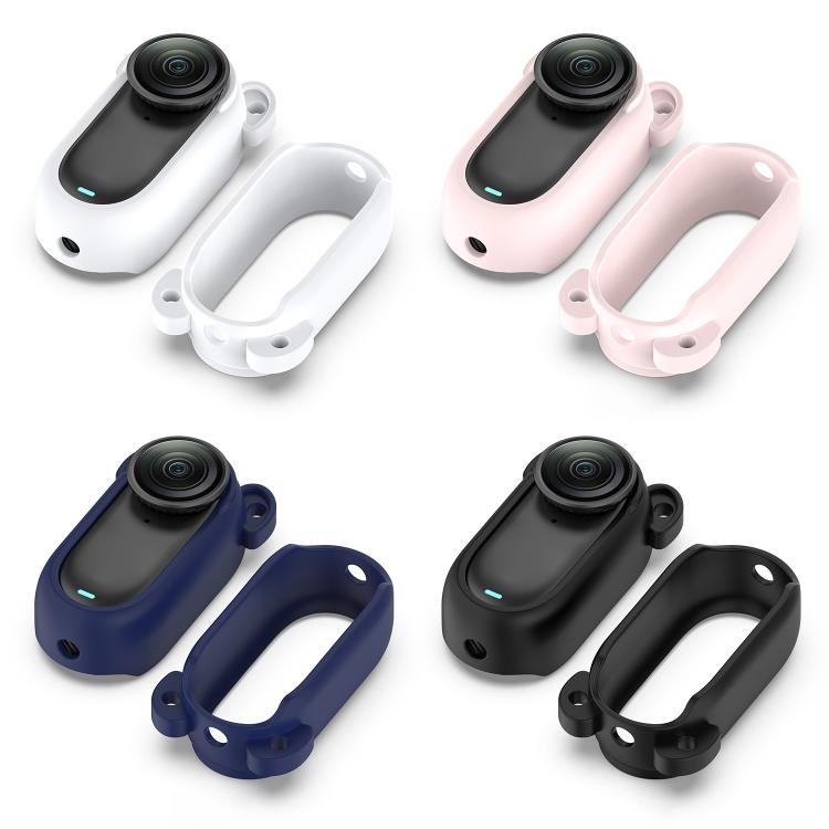 Solid Color Silicone Protective Case, For Insta 360 Go 2, For Insta 360 Go 3S / Go 3