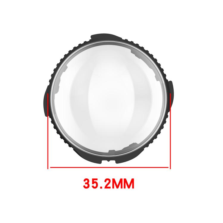 Rotating Optical Tempered Glass Lens Guard Protective Cover, For Insta360 X5, For Insta360 X4