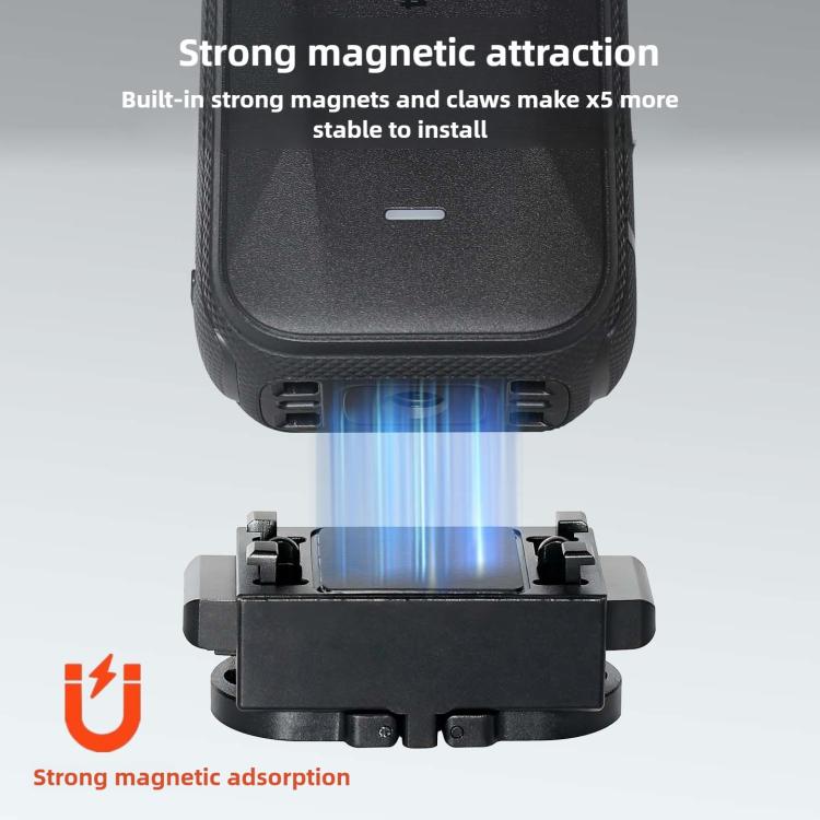 Magnetic Quick Release Metal Base, For Insta360 X4 Air, Quick Release Metal Base