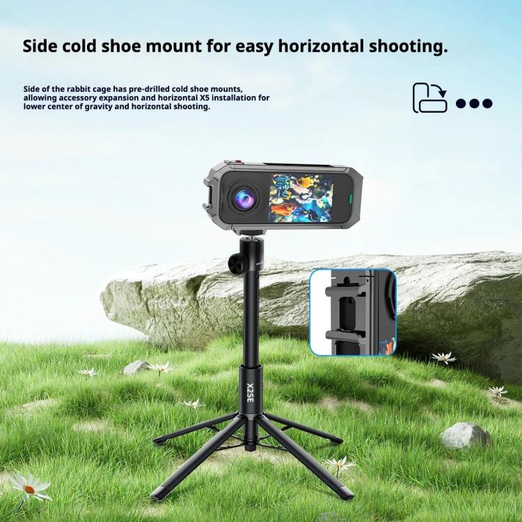 Quick Release Metal Protective Cage Rig with Cold Shoe Bases, Metal Protective Cage Rig