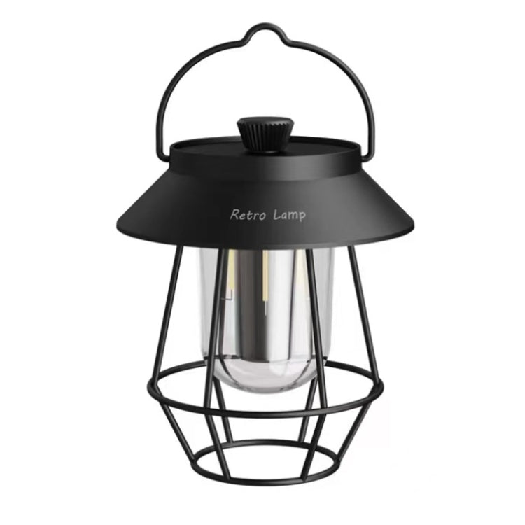 Outdoor Hanging Camping Lights Tent Lighting Atmosphere Lights, Handle Black, Handle White