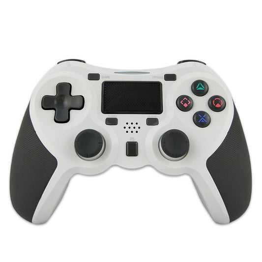 Rubberized Wireless Game Controller Bluetooth Handle for PS4 Host