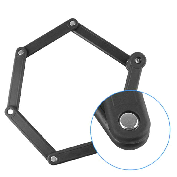 Tonyon Universal Anti-hydraulic Scissors Bicycle Lock Four-section Folding Mountain Bike Lock, Tonyon Folding Mountain Bike Lock(Black)