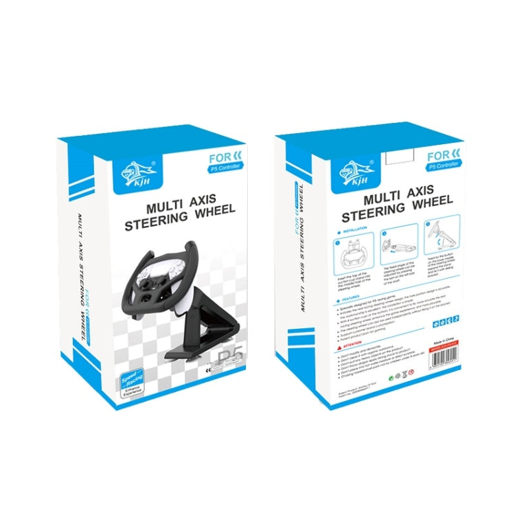 KJH P5-013 Racing Gamepad Bracket Steering Wheel Gamepad Bracket For PS5, For PS5