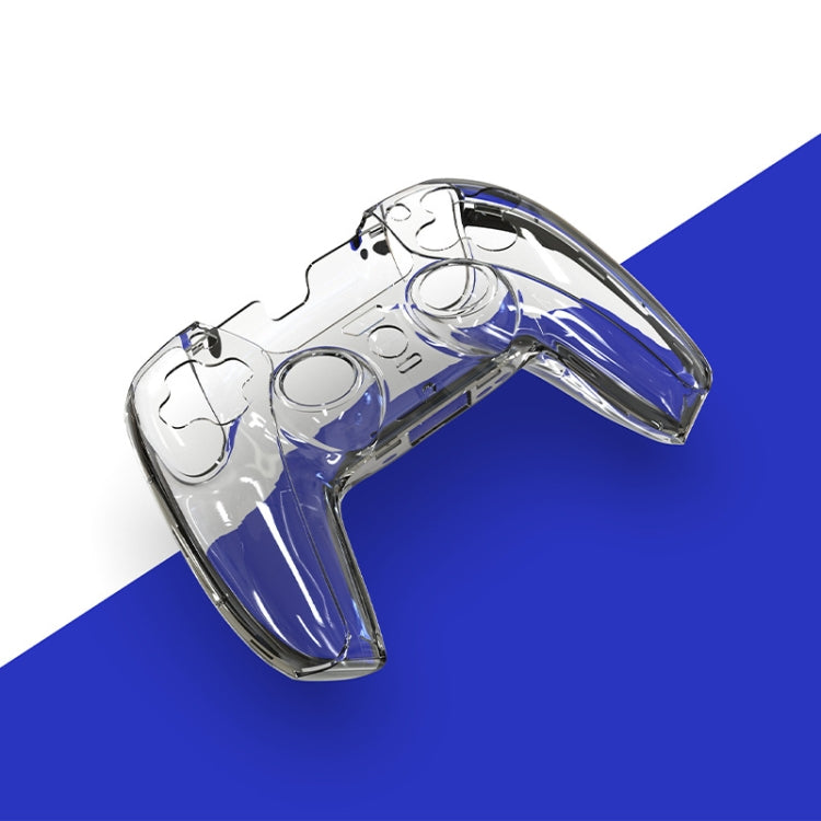 KJH PS5-002 Game Controller Crystal Shell Wireless Controller Protective Shell Cover PC Transparent Protective Hard Shell For PS5