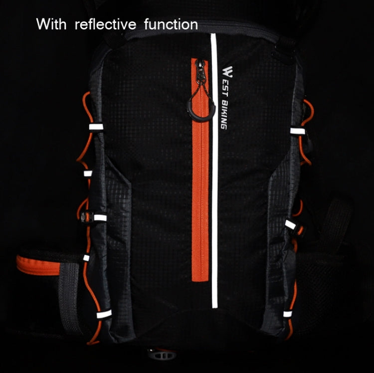WEST BIKING Mountain Bike Riding Backpack Outdoor Lightweight Travel Bag, Yellow, Black, Green, Orange