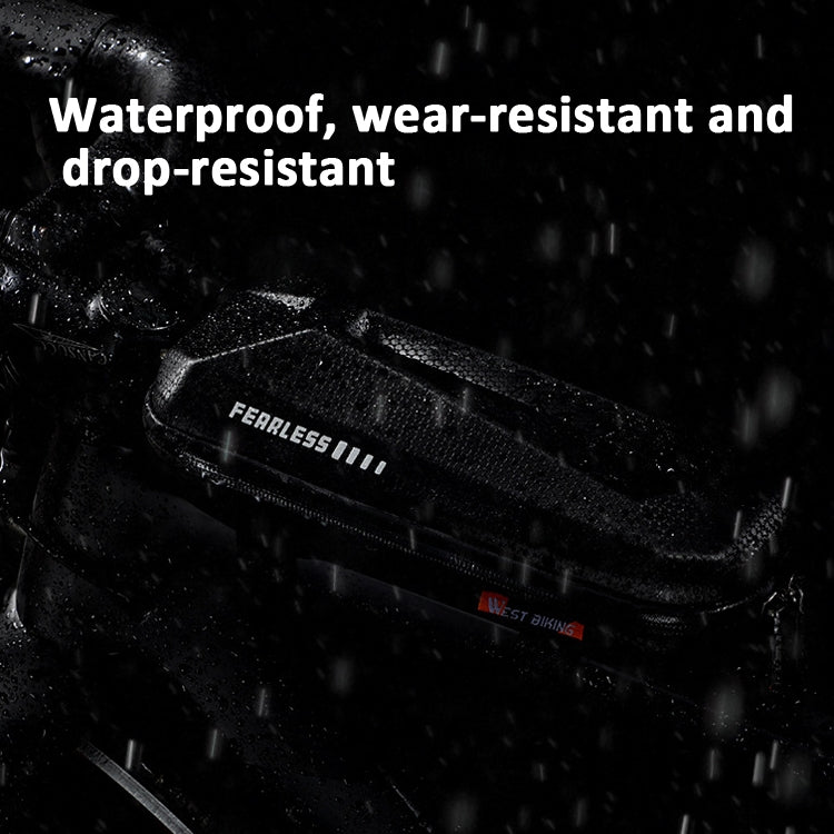 West Biking EVA Hard Shell Bicycle Front Bag Mountain Road Bike Front Beam Bag Riding Equipment, West Biking EVA Front Beam Bag
