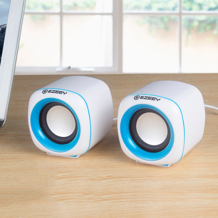 YEEZE A1 Multimedia USB2.0 Desktop Speaker Mini Computer Notebook Speaker, White Blue, White Green, White Purple, White Orange, Black Blue, Black Green, Black Purple, Black Prange, Electroplated Black Gold, Electroplated White, Electroplated Black