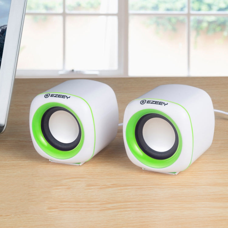YEEZE A1 Multimedia USB2.0 Desktop Speaker Mini Computer Notebook Speaker, White Blue, White Green, White Purple, White Orange, Black Blue, Black Green, Black Purple, Black Prange, Electroplated Black Gold, Electroplated White, Electroplated Black