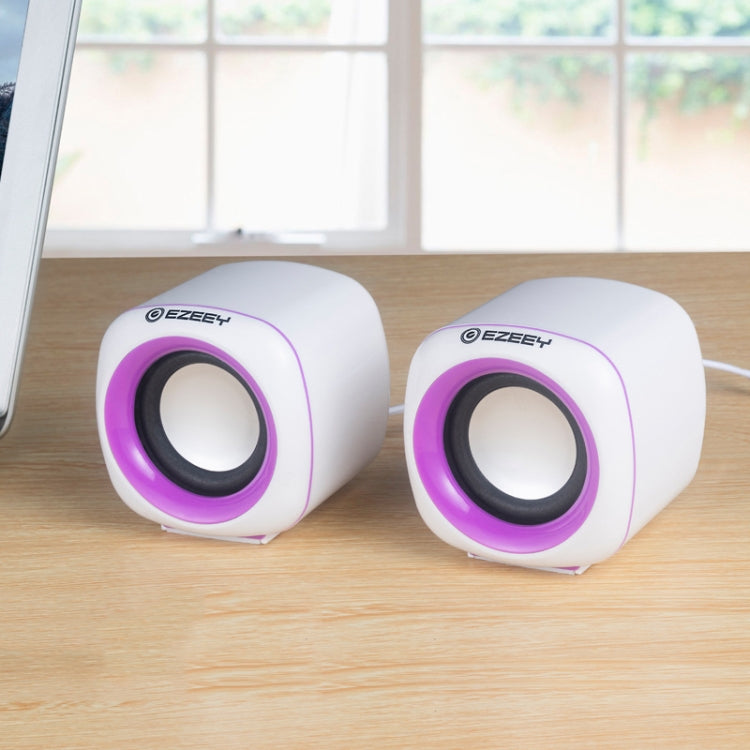 YEEZE A1 Multimedia USB2.0 Desktop Speaker Mini Computer Notebook Speaker, White Blue, White Green, White Purple, White Orange, Black Blue, Black Green, Black Purple, Black Prange, Electroplated Black Gold, Electroplated White, Electroplated Black