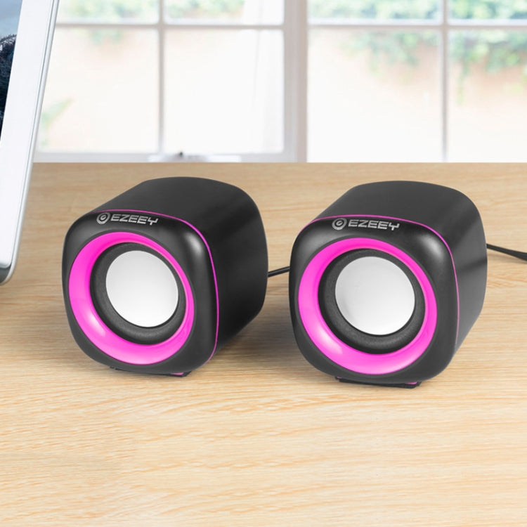 YEEZE A1 Multimedia USB2.0 Desktop Speaker Mini Computer Notebook Speaker, White Blue, White Green, White Purple, White Orange, Black Blue, Black Green, Black Purple, Black Prange, Electroplated Black Gold, Electroplated White, Electroplated Black