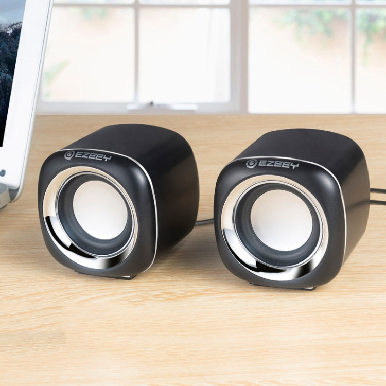 YEEZE A1 Multimedia USB2.0 Desktop Speaker Mini Computer Notebook Speaker, White Blue, White Green, White Purple, White Orange, Black Blue, Black Green, Black Purple, Black Prange, Electroplated Black Gold, Electroplated White, Electroplated Black
