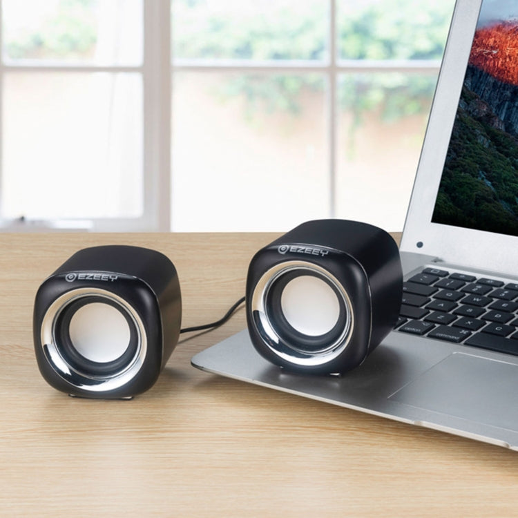 YEEZE A1 Multimedia USB2.0 Desktop Speaker Mini Computer Notebook Speaker, White Blue, White Green, White Purple, White Orange, Black Blue, Black Green, Black Purple, Black Prange, Electroplated Black Gold, Electroplated White, Electroplated Black