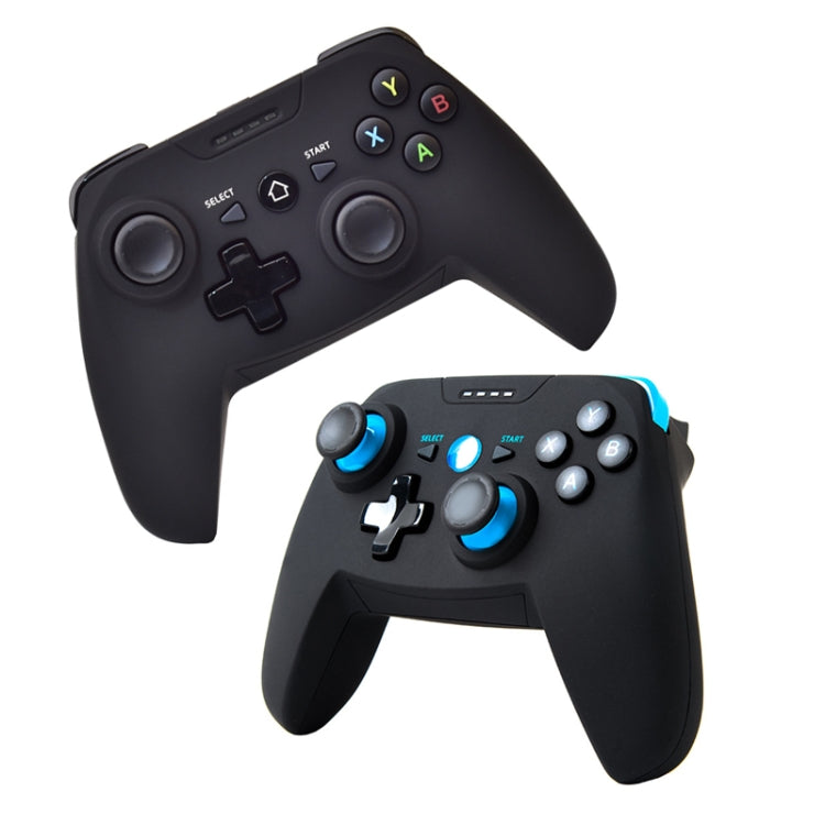 CX-X1  2.4GHz + Bluetooth 4.0 Wireless Game Controller Handle For Android / iOS / PC / PS3, Single Handle (Black), Handle + Bracket (Black), Handle + Bracket + Receiver (Black), Single Handle (Blue), Handle + Bracket (Blue)