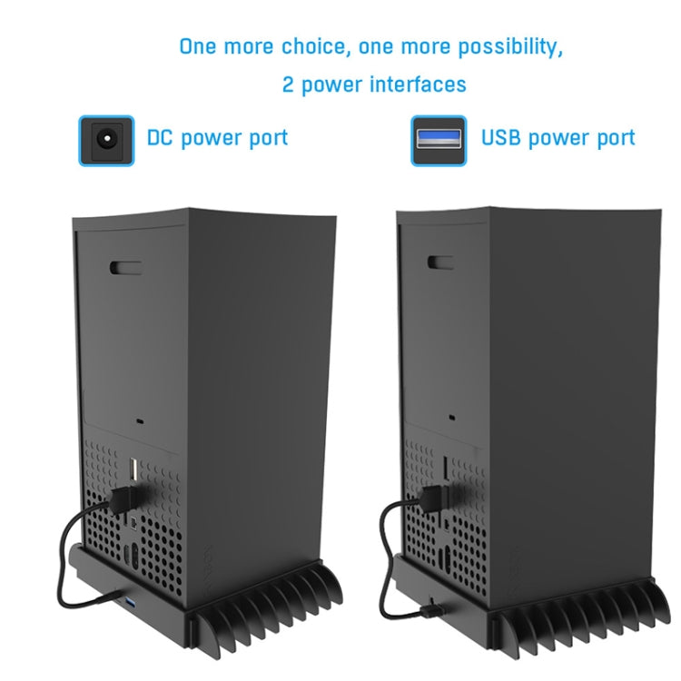 JYS X133 Multi-Function Cooling Base + Game Disc Storage For XBOXSeries X Host, JYS X133