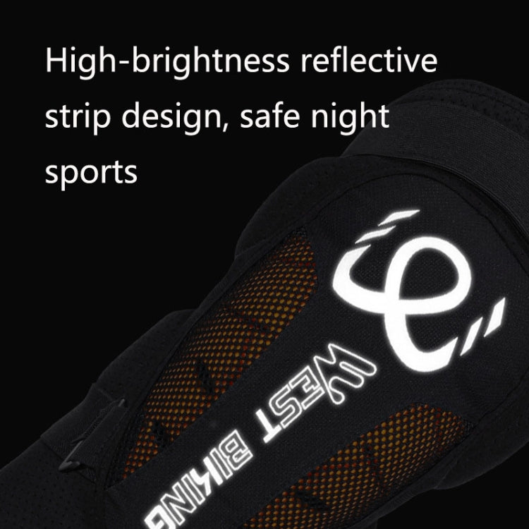 WEST BIKING YP1301056 Sports Knee Pads Cycling Running Non-Slip Knee Joint Covers, Style:, Single Left, Single Right, A Pair