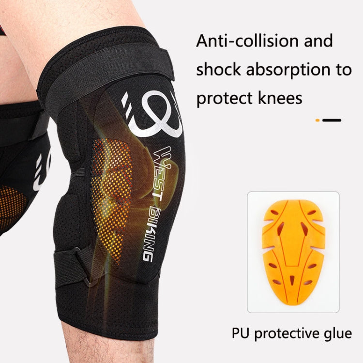 WEST BIKING YP1301056 Sports Knee Pads Cycling Running Non-Slip Knee Joint Covers, Style:, Single Left, Single Right, A Pair