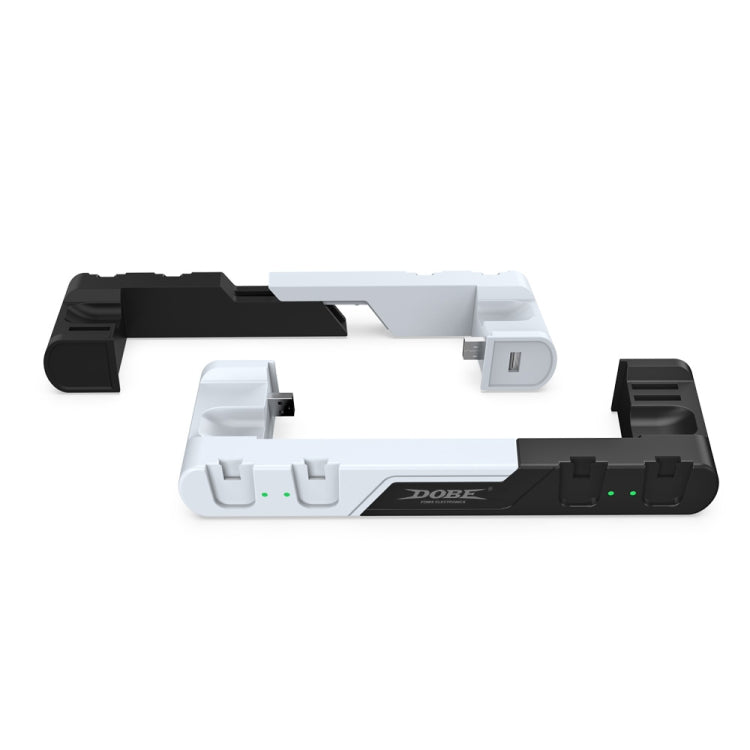 DOBE TNS-0122 4 In 1 Gamepad Charging Dock For Switch OLED, TNS-0122 White Black, TNS-0122 Red Black