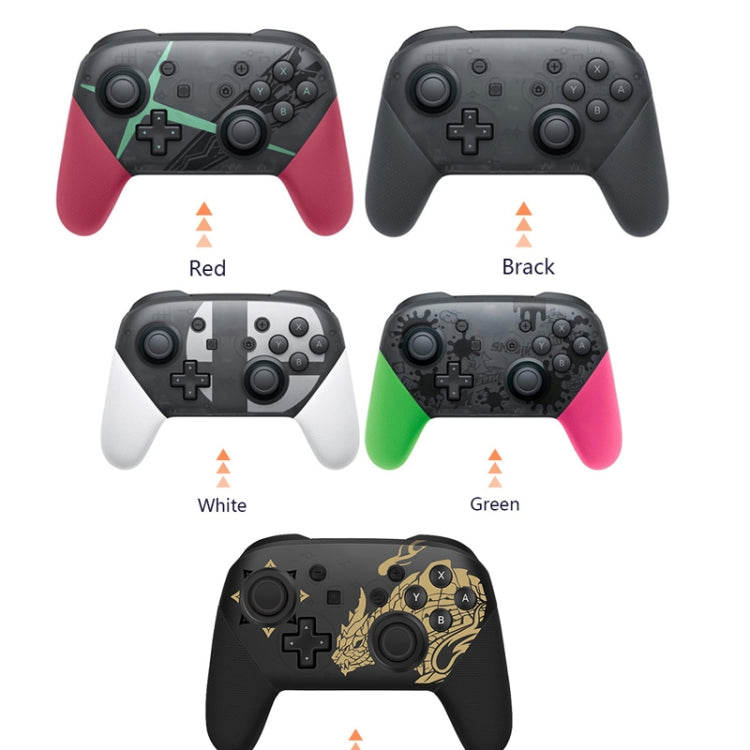 L-0326 Wireless Gamepad For Switch Pro,Style:, Black, Green Pink, Black - Full Function + NFC + Wake-up (1: 1), Green Pink - Full Function + NFC + Wake-up (1: 1), Monster Hunter Full Function + NFC + Wake-up (1: 1), Black - Full Function HD Edition