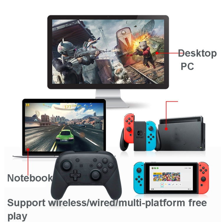 L-0326 Wireless Gamepad For Switch Pro,Style:, Black, Green Pink, Black - Full Function + NFC + Wake-up (1: 1), Green Pink - Full Function + NFC + Wake-up (1: 1), Monster Hunter Full Function + NFC + Wake-up (1: 1), Black - Full Function HD Edition