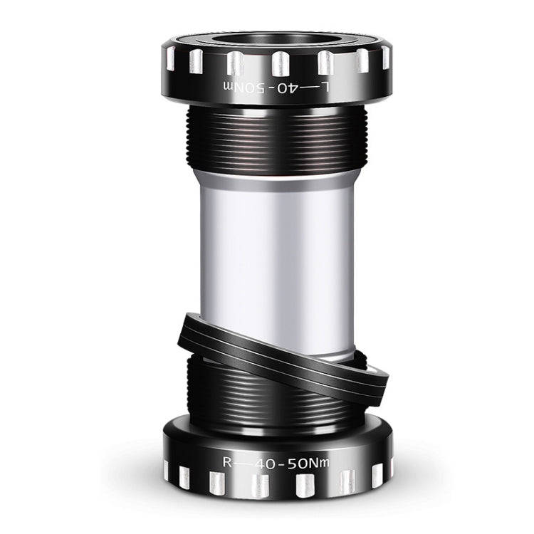 WEST BIKING Mountain Road Bike Screw-In Bearing Bottom Axle, Black, Silver, Red, Gold, Green, Purple
