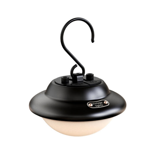 Outdoor Portable Hanging USB Charging Camping Light, Black, Beige