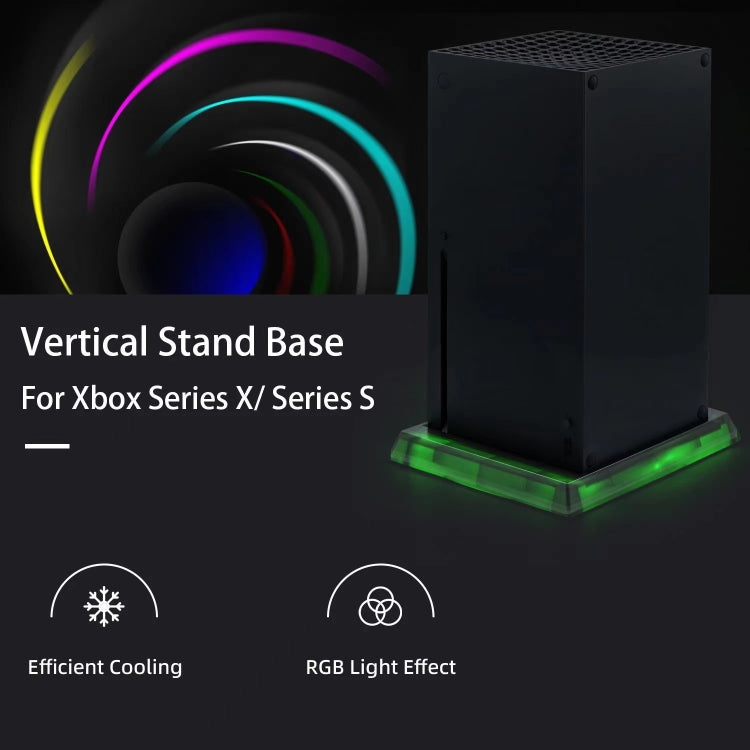 Game Console Symphony Cooling Base For Microsoft Xbox Series X/S, RGB Cooling Base, Cooling Fan-Ordinary)