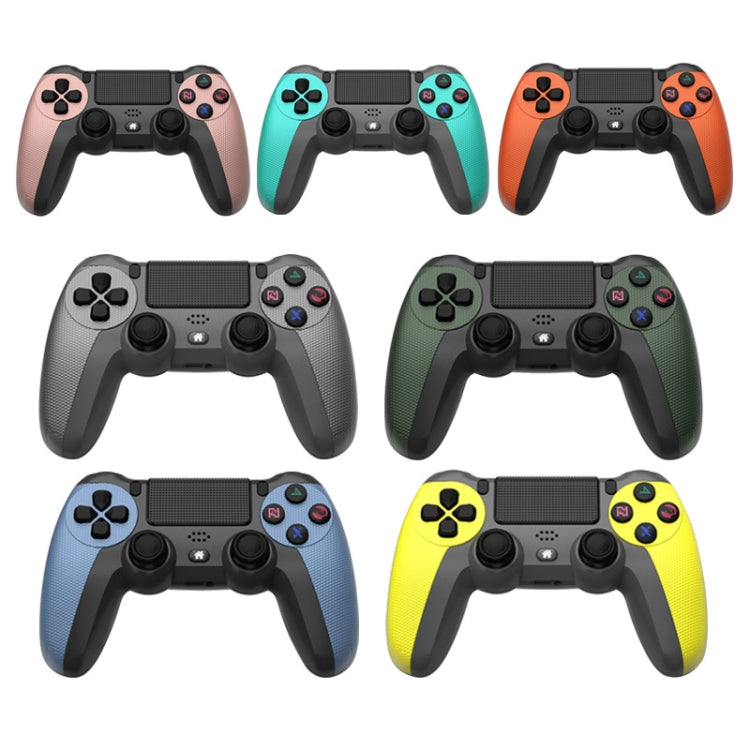 KM048 For PS4 Bluetooth Wireless Gamepad Controller 4.0 With Light Bar, KM048 (Lemon Yellow), KM048 (Mountain Blue), KM048 (Battle Gray), KM048 (Elegant Silver), KM048 (Elegant White), KM048 (Mint Green), KM048 (Cangling Green), KM048 (Vitality Orange)...