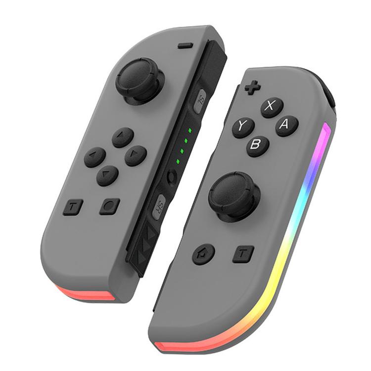 JOY-02 Gaming Left And Right Handle With RGB Lights Body Feel Bluetooth Gamepad For Switch / Switch OLED / Switch Pro / Switch Lite / Switch Joycon, Blue Red, Green Blue, White