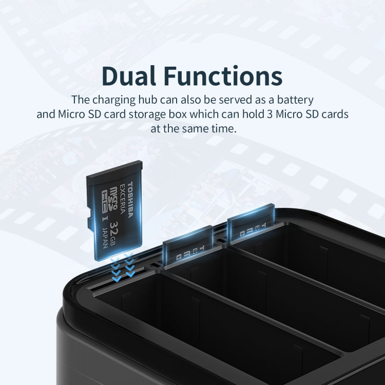 For Insta360 Ace Pro / Ace aMagisn 3 Slots Battery Charger Charging Hub, For Insta360 Ace Pro / Ace