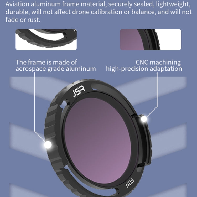 For DJI Avata 2 Traverser Filter Accessories Camera Scrim Polarizing Lens, JSR-2050-01 MCUV, JSR-2050-04 CPL, JSR-2050-05 ND8, JSR-2050-06 ND16, JSR-2050-07 ND32, JSR-2050-08 ND64, JSR-2050-09 ND256, JSR-2050-10 ND8PL, JSR-2050-11 ND16PL