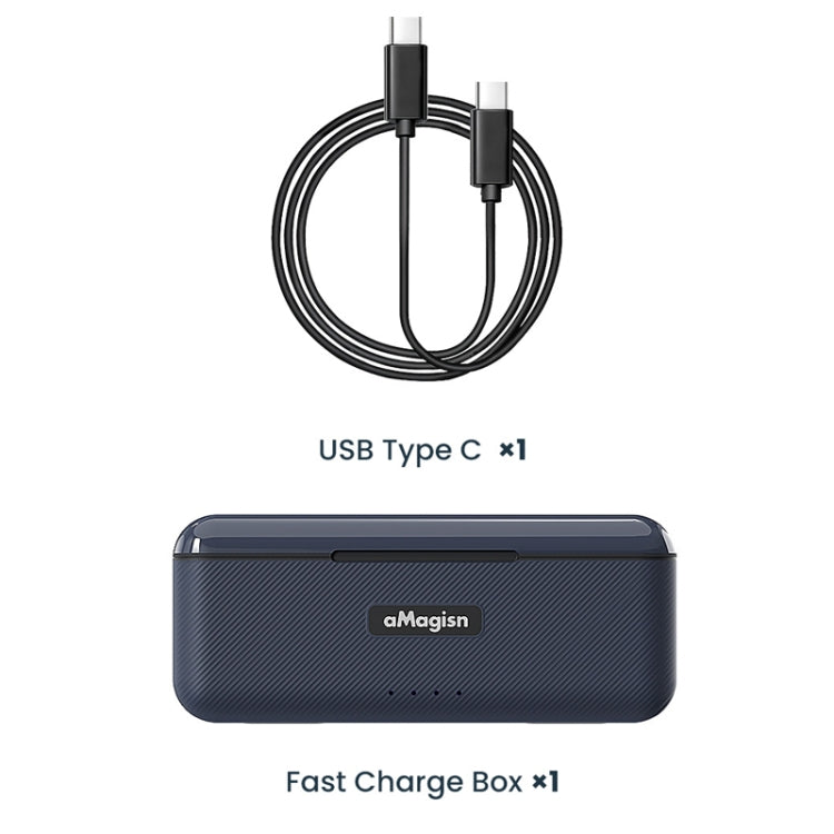 AMagisn Portable Fast Charge Hub For GoPro HERO12 Black / HERO11 Black / HERO10 Black / HERO9 Black, For GoPro HERO12 /11/10/9 AP03