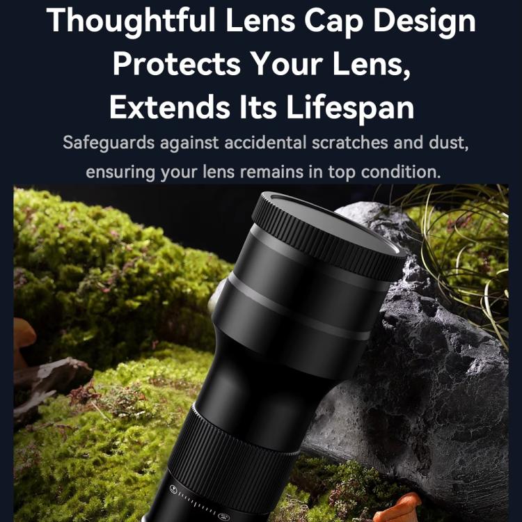 APEXEL APL-TM6 Portable 6X Telephoto Macro 2 In 1 Cell Phone Lens, APL-TM6