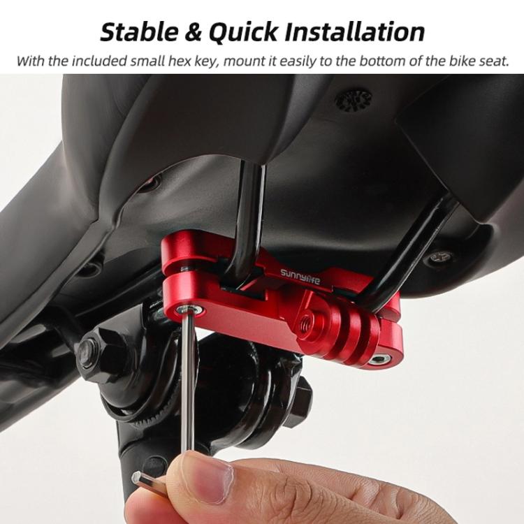 Sunnylife ZJ942 Sports Camera Bike Seat Mount Cycling Bracket