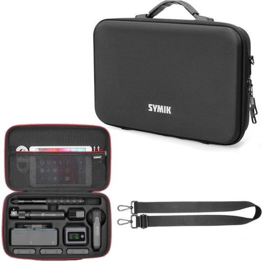 For Insta360 X5 / X4 Camera SYMIK Large Capacity Storage Bag Handbag Messenger Carrying Case