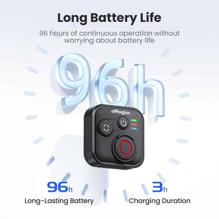 aMagisn Wireless Bluetooth Remote Control for Insta360, GoPro Hero Cameras & Smartphones - 50m Long Range, for Insta360 50m
