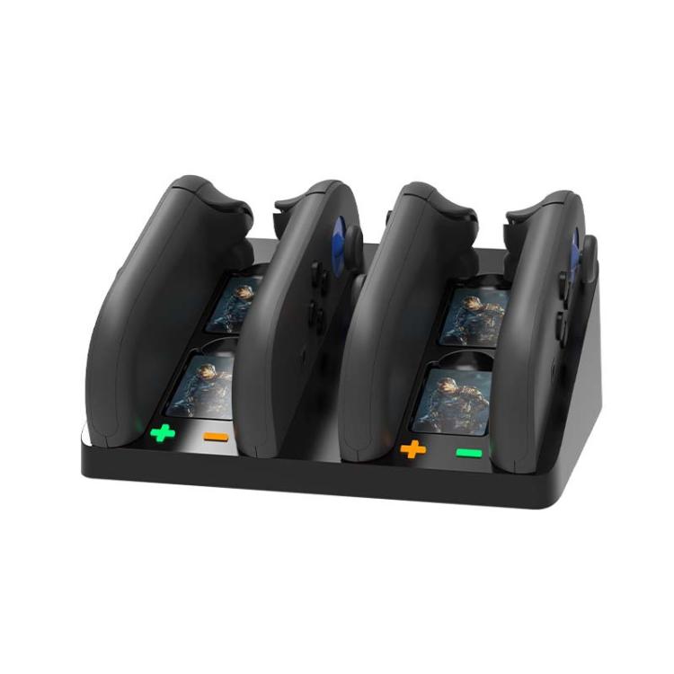 4-in-1 Charging Dock for Nintendo Switch 2 Joy-Con Charging for 4 Controllers with 4 Memory Card Slots, HBS-2803