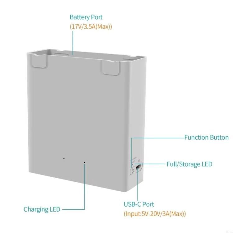 For DJI Avata 2 YX Dual-Channel Battery Charging Hub Smart Maintenance Station