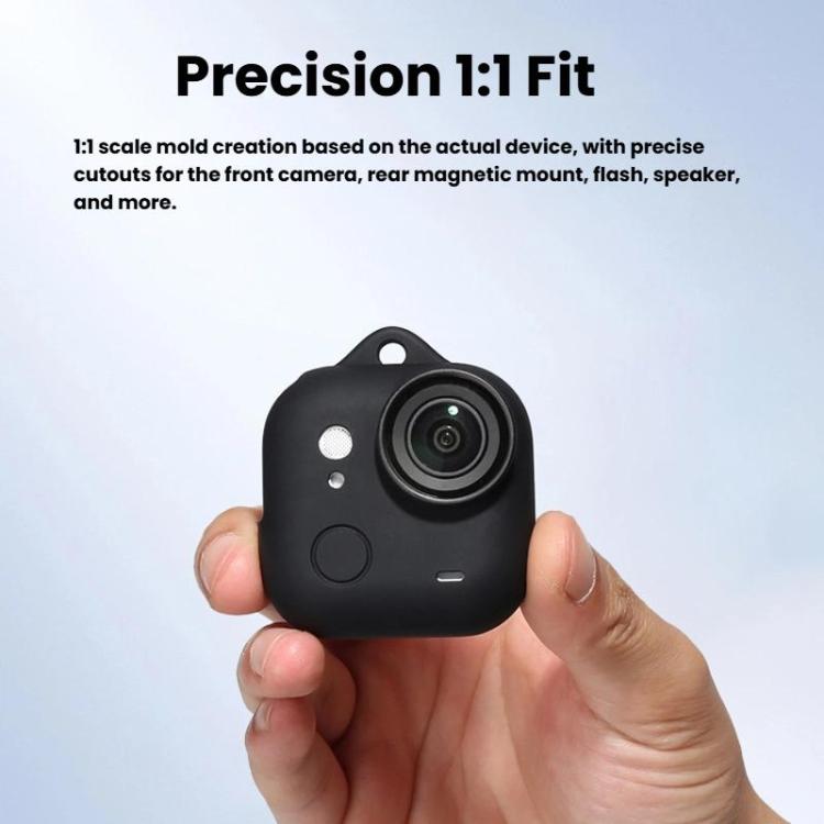 For Insta360 GO Ultra Silicone Case & Lens Cap Set with Lanyard  Anti-Scratch Camera Body Protector, Silicone Case & Lens Cap Set