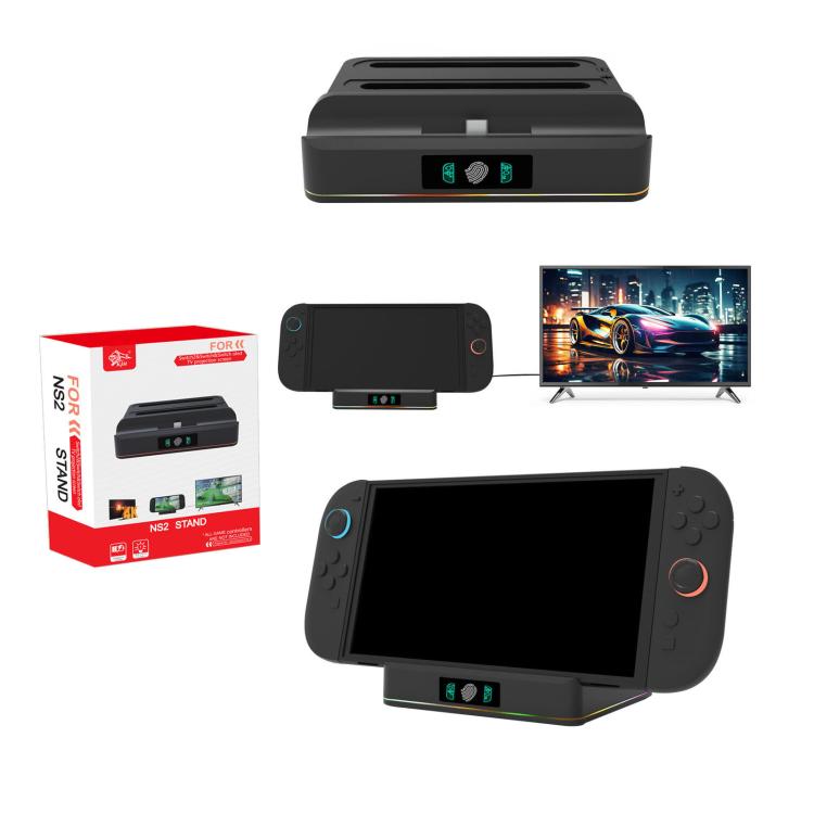 For Nintendo Switch 2 Console Controller KJH Charging Dock Station With 1080P 60Hz HDMI Output, KJH-NS2-027
