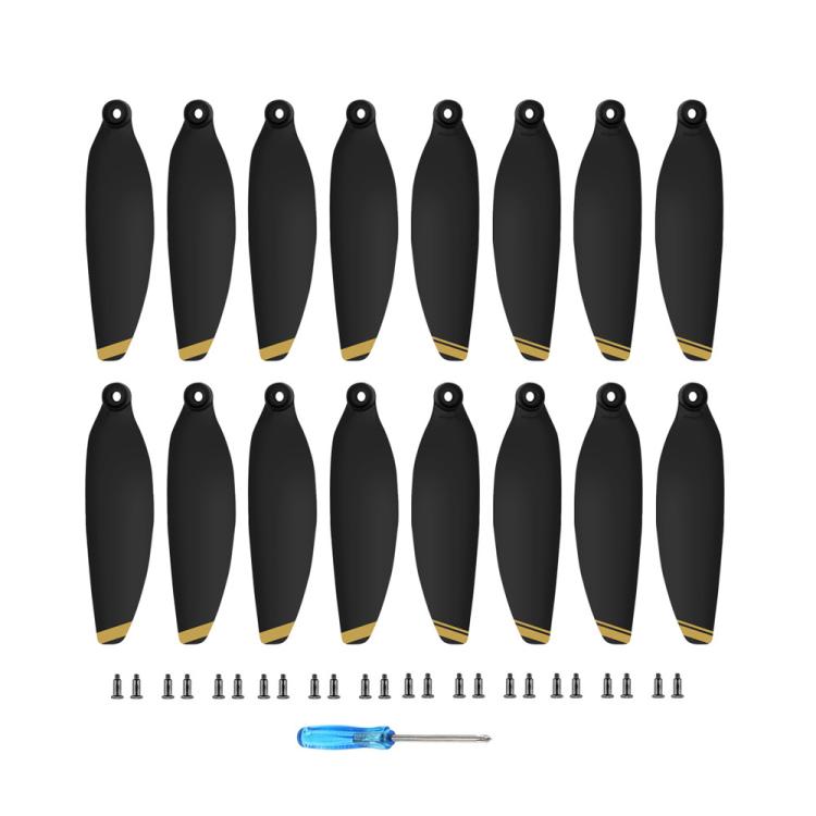 For DJI Mini 2 / Mini 2 SE Propellers 4726F Replacement Blades, 2pairs Gold Edge, 2pairs Silver Edge, 2pairs Orange Edge, 4pairs Gold Edge, 4pairs Silver Edge, 4pairs Orange Edge