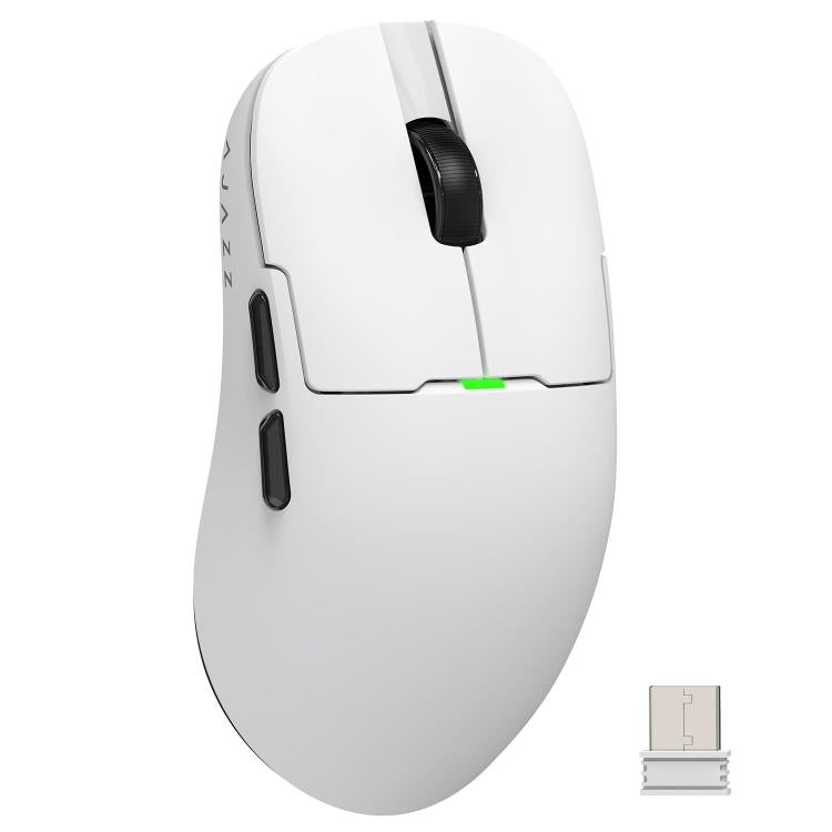 Ajazz 2.4G / Wired Dual Mode Gaming Mouse PAW3395 Chip, AJ159P With Charge Dock Black, AJ159P With Charge Dock White, AJ159 White