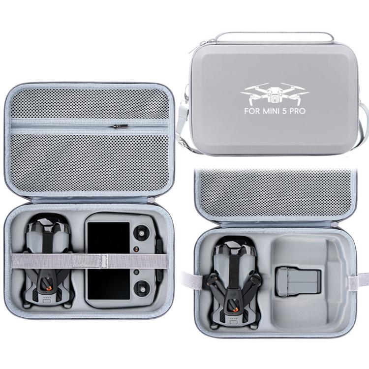 For DJI Mini 5 Pro & RC 2 PU Storage Bag Shoulder Carrying Bag, PU Shoulder Bag