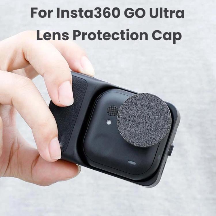 For Insta360 GO Ultra 2pcs Lens Cap Scratch-Resistant Plastic Cover, Lens Cap