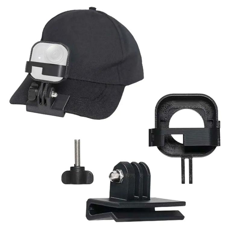 Hat Mount For Insta360 GO Ultra POV Cap Clip For Hands-Free First Person Shooting, Cap Clip