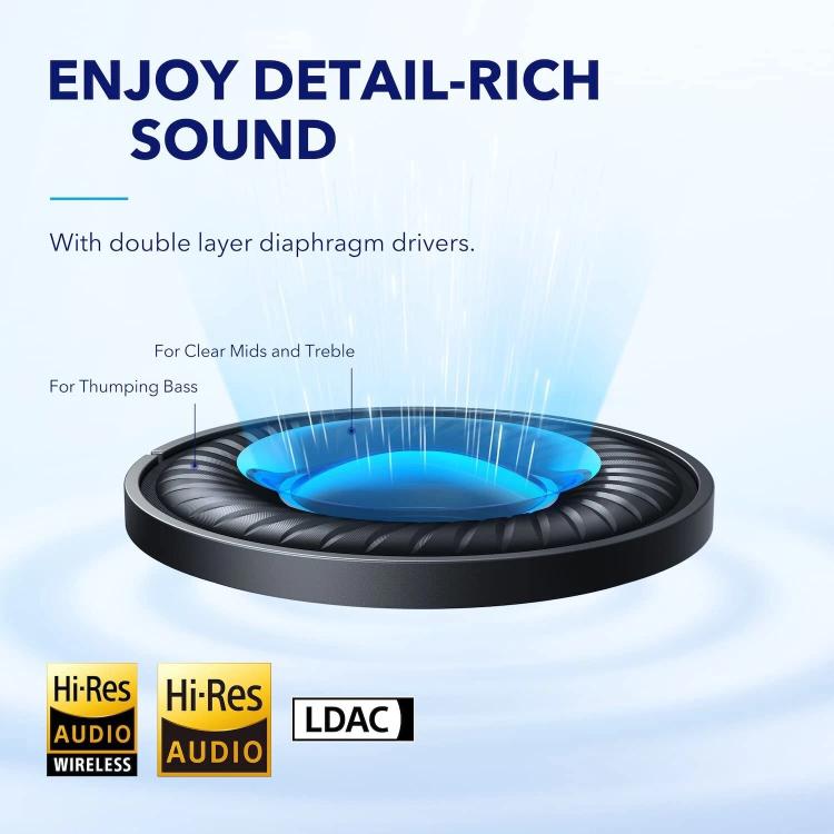 ANKER Soundcore Space Q45 Headband Wireless Bluetooth Headset