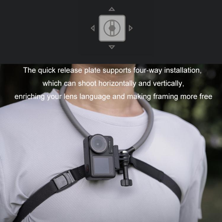 PGYTECH Sports Camera Neck Mount For Angled Shooting, P-GM-389